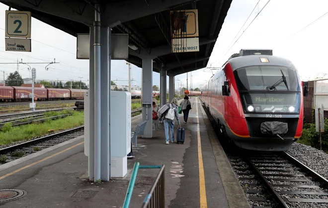 Med nadzorom bodo predstavniki Slovenskih železnic, republiškega inšpektorata za železniški promet in policije izvajali poostrene kontrole na najbolj kritičnih železniških prehodih in mestih, kjer se dogajajo prekrški. FOTO: Blaž Samec/Delo