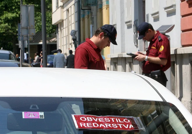 Tujce, ki pri nas storijo prekršek, policisti, redarji in cestni nadzorniki sankcionirajo že na kraju dogodka. FOTO: Ljubo Vukelič/Delo