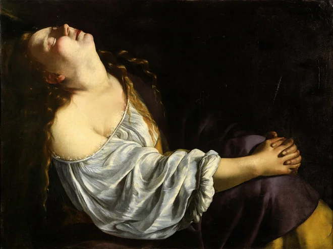 Artemisijino Marijo Magdaleno v ekstazi smo lahko pred leti občudovali na razstavi Caravaggio & Bernini na Dunaju. FOTO: Westimage – Art Digital Studio