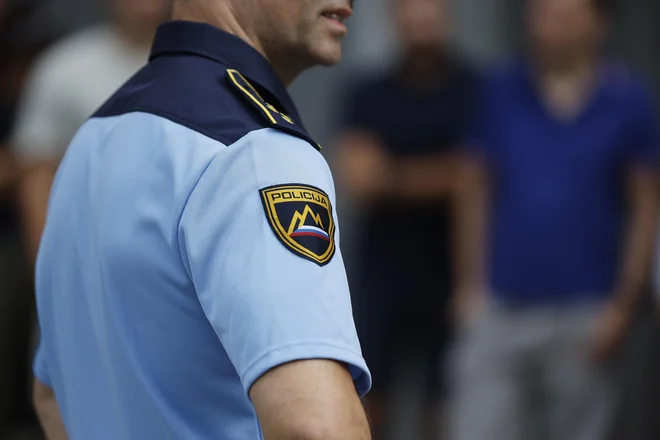 Policist. Fotografija je simbolična. FOTO: Leon Vidic/Delo