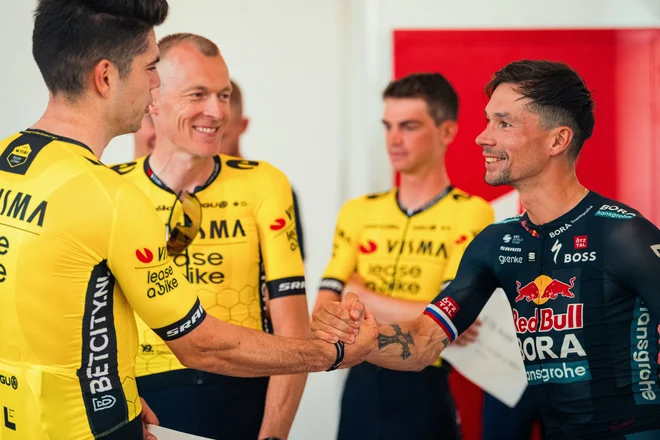 Roglič bo imel verjetno največ dela z bivšimi sotekmovalci. FOTO: Teamvismaleaseabike.com 