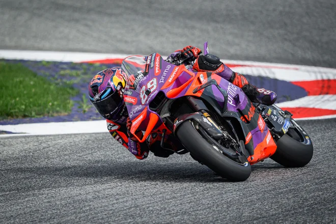 Jorge Martin si je privozil najboljše začetno izhodišče. FOTO: Jure Makovec/AFP