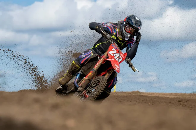 Tim Gajser si je na Nizozemskem privozil skupno tretje mesto. FOTO: Honda Racing