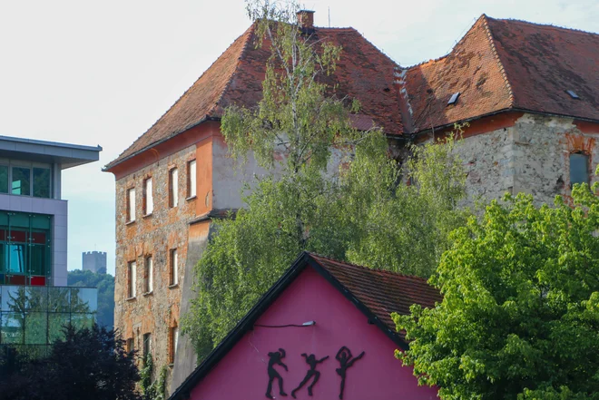 Zgornji in spodnji Celjski grad FOTO: Aleš Nosan