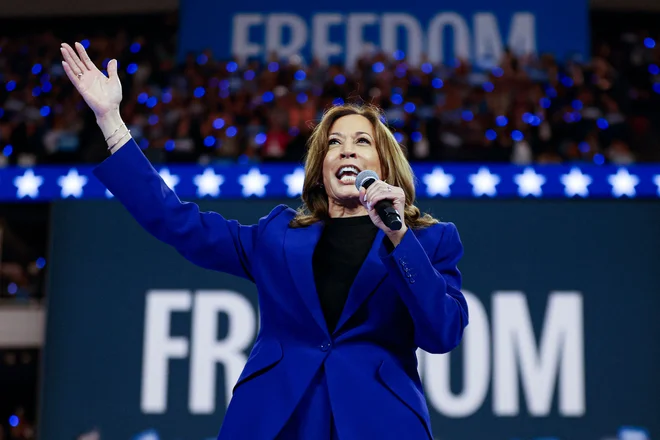 Kamala Harris. FOTO: Kamil Krzaczynski/AFP