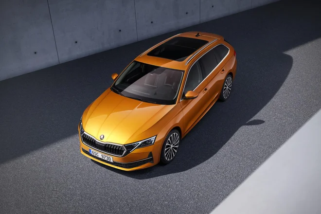 Škoda Octavia je bila v letu 2023 najbolje prodajan avtomobil na slovenskem trgu. FOTO: Škoda