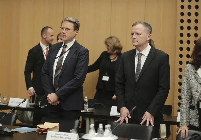 Po odhodu Boštjana Malovrha (na desni) iz New Yorka bo vodenje slovenske misije pri OZN po pričakovanju prevzel Samuel Žbogar. FOTO: Jože Suhadolnik/Delo