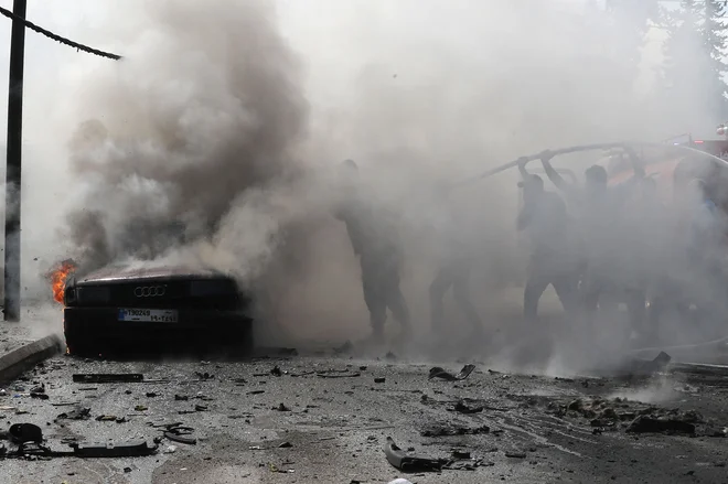 Izrael napada jug Libanona. FOTO: Mahmoud Zayyat/AFP