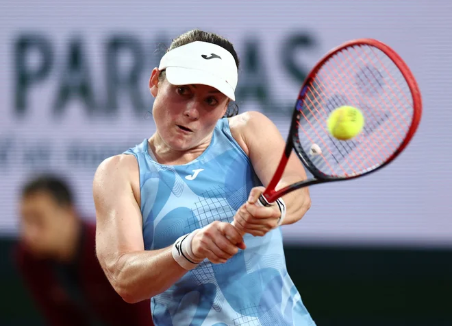 Tamara Zidanšek bo izpustila nastop v Tivoliju. FOTO: Yves Herman/Reuters