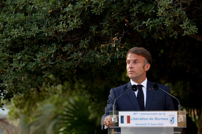 Na pridržanje direktorja Telegrama se je odzval tudi francoski predsednik Emmanuel Macron. FOTO: Manon Cruz/Reuters