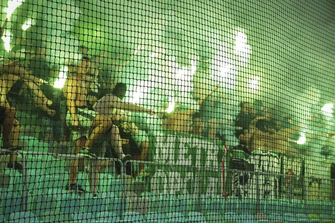 Pregreto razpoloženje na tekmi v Stožicah. FOTO: Jože Suhadolnik/Delo