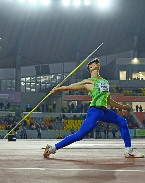 Je najboljši mladinec na svetu v metu kopja. FOTO: Enzo Santos Barreiro/World Athletics