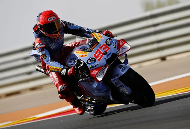 Marc Marquez je dobil prvo dejanje tega konca tedna v Španiji. FOTO: Pablo Morano/Reuters