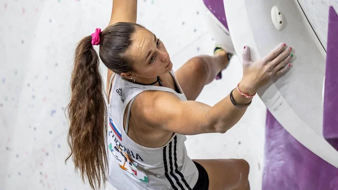 Sara Čopar v akciji. FOTO: Ifsc