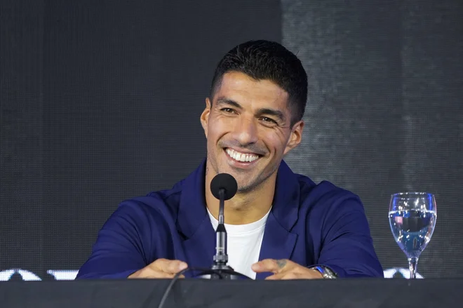 Luis Suarez je z 69 goli na 142 tekmah rekorder urugvajske reprezentance. FOTO: Mariana Greif/Reuters