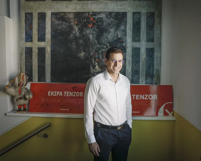 Novi direktor podjetja Tenzor Miha Senčar. FOTO: Jože Suhadolnik/Delo