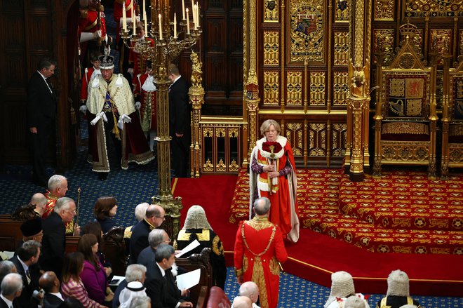 Britanski kralj Karel III. je reformo napovedal med svojim govorom julija letos FOTO: Henry Nicholls/Reuters