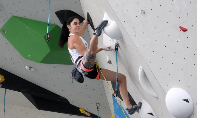 Mia Krampl je za malo zgrešila finale. FOTO: Blaž Samec