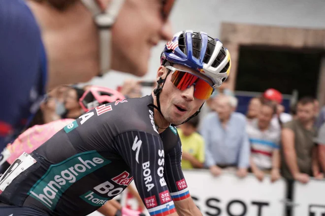 Roglič se bo s štirimi zmagami na Vuelti izenačil s Špancem Herasom. FOTO: Lavuelta.es