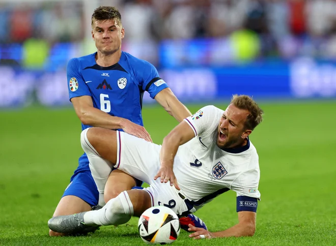 Jaka Bijol je bil neprebojen v obrambi. FOTO: Lee Smith/Reuters