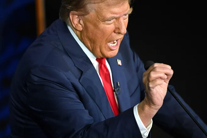 Trump v napadu FOTO: Saul Loeb/AFP