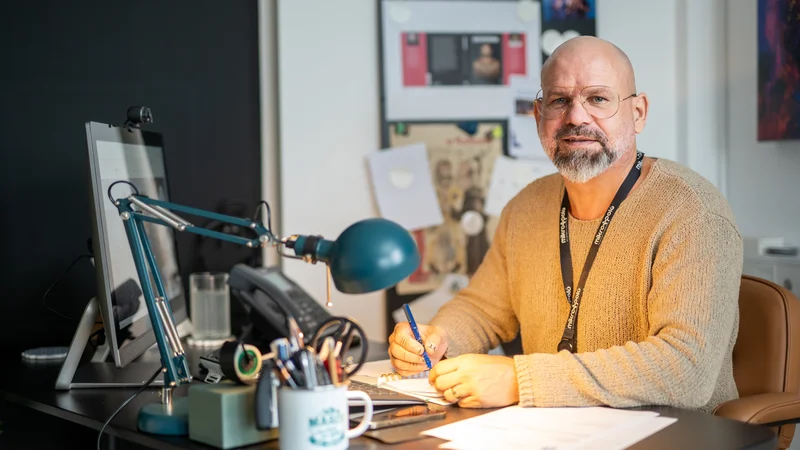 Marko Podgornik Verdev obljublja, da bo njegova knjiga, ki bo izšla 6. novembra, drzna in provokativna. FOTO: Matjaž Vertuš/Mediaspeed