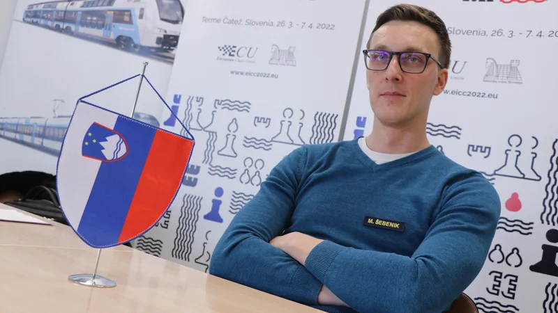 Matej Šebenik je del slovenske reprezentance na olimpijadi. FOTO: ŠZS