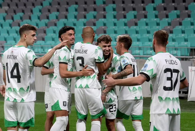 Olimpija je zasluženo na vrhu lestvice, toda njena prednost minimalna. FOTO: Blaž Samec/Delo