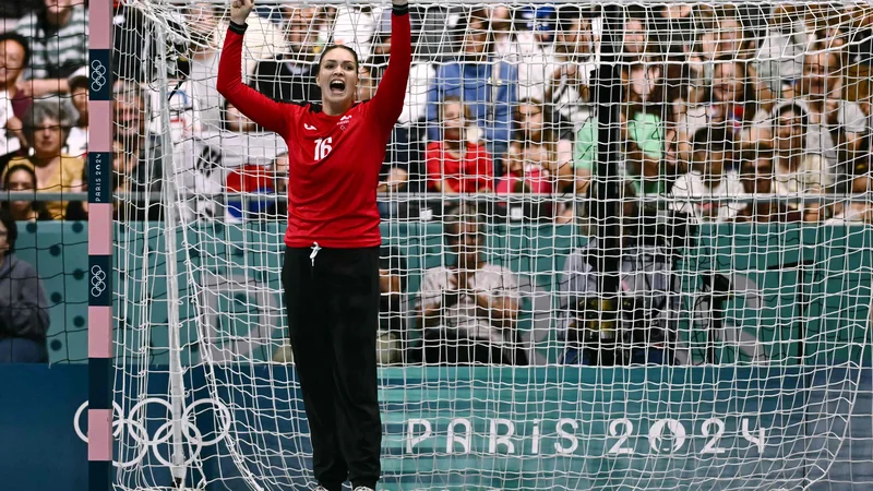 Maja Vojnović je nase opozorila tudi na olimpijskih igrah v Parizu. FOTO: Aris Messinis/AFP