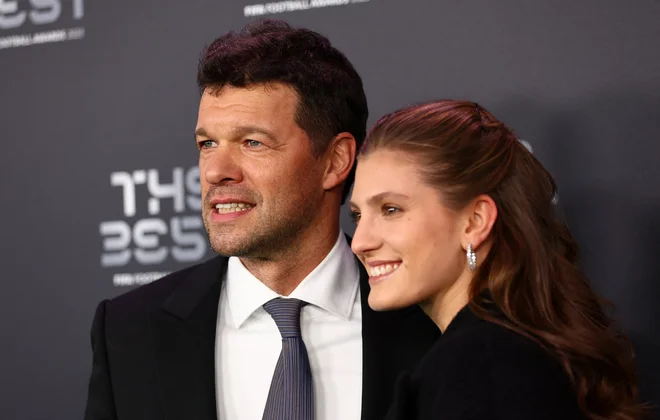 Michael Ballack se le redko odziva s razkrivanjem svojega ljubezenskega življenja. FOTO: Andrew Boyers/Reuters
