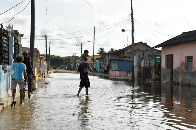 Milton na Kubi. FOTO: Norlys Perez/Reuters