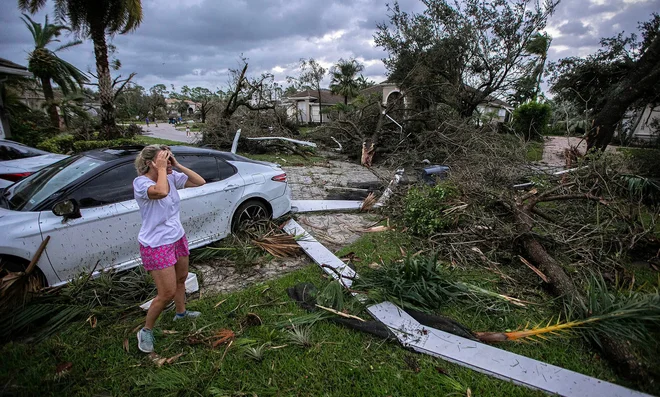 Škoda po tornadu v Wellingtonu na Floridi. FOTO: Bill Ingram/The Palm Beach Post via Reuters