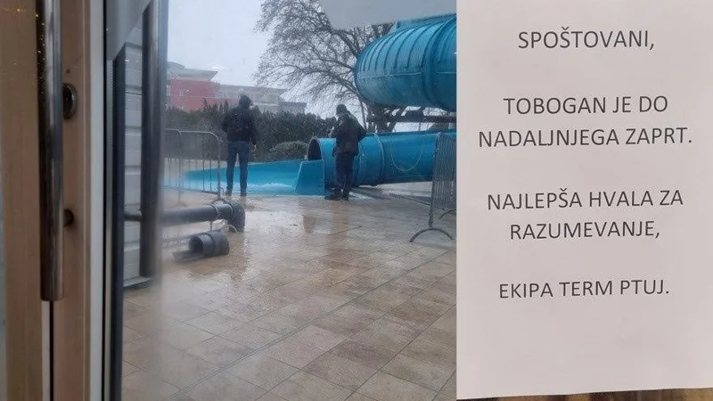 Po tragediji so tobogan nemudoma zaprli. FOTO: Arhiv Slovenskih novic