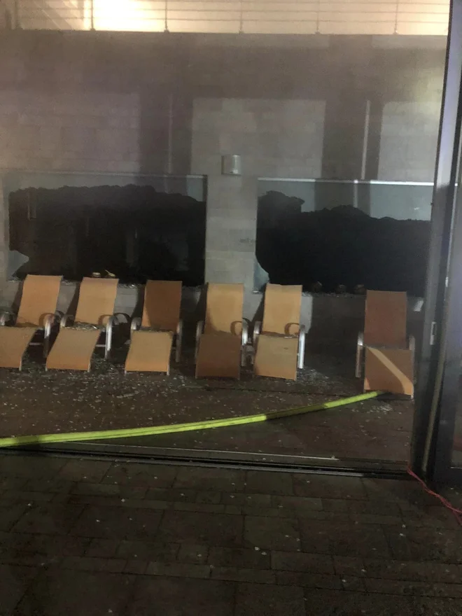 Požar v savni na Bledu FOTO: PGD Ribno