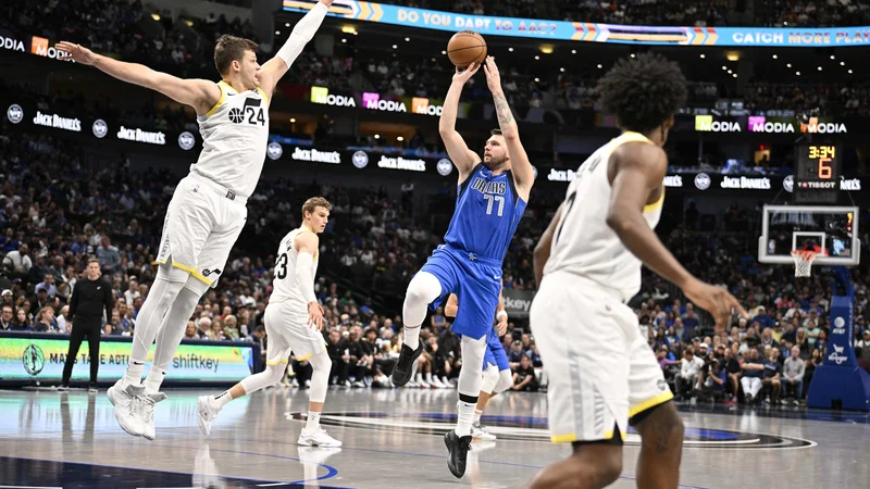 Košarkarji Dallasa imajo po treh tekmah dve zmagi in poraz. FOTO: Jerome Miron/Usa Today Sports Via Reuters Con