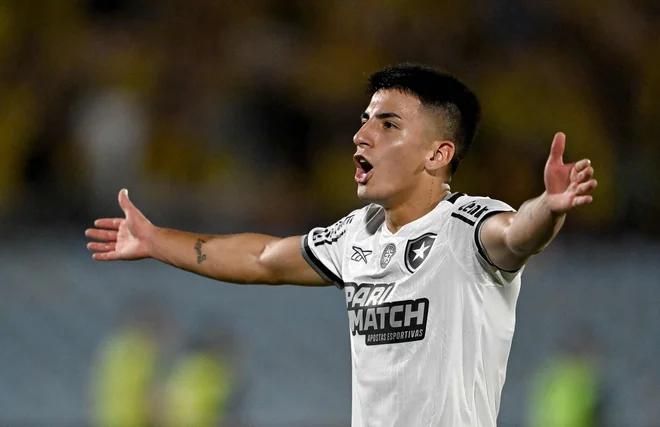 Thiago Almada je bil edini strelec za Botafogo, ki se je uvrstil v finale. FOTO: Eitan Abramovich/AFP