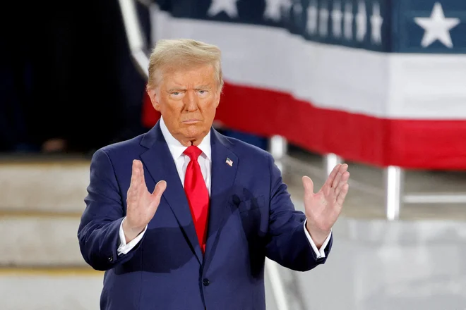 Bodoči predsednik ZDA Donald Trump. FOTO: Jonathan Drake/Reuters