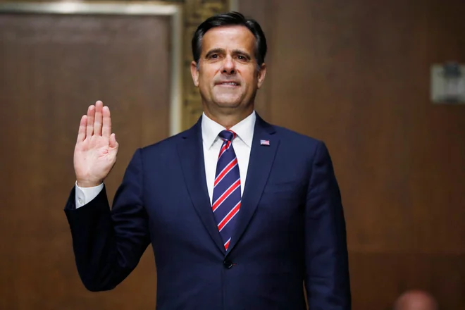 Bodoči direktor Cie John Ratcliffe je v Trumpovem prvem mandatu pomagal razkrivati zarote proti njemu. FOTO: Andrew Harnik/AFP