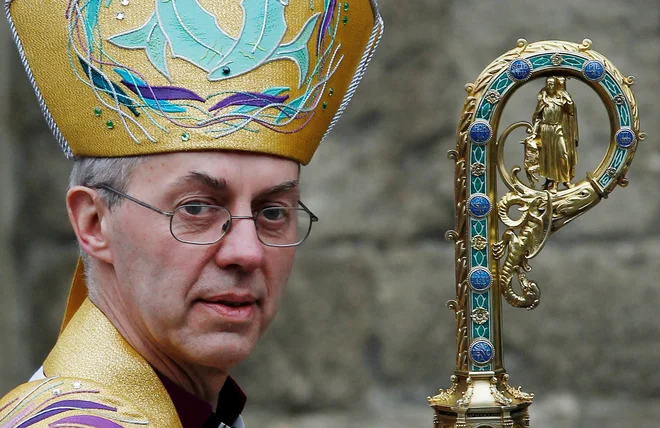 Canterburyjski nadškof Justin Welby je odstopno izjavo podal, potem ko ga je k temu pozvalo več kot trinajst tisoč podpisnikov peticije. FOTO: Luke Macgregor/Reuters