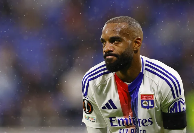 Alexandre Lacazette je najvidnejši igralec Lyona. FOTO: Manon Cruz/Reuters
