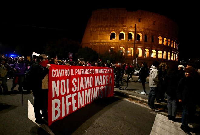 Stanje nasilja se po ugotovitvi generalnega sekretarja Združenih narodov Antónia Guterresa še slabša. Na fotografiji demonstracije v Italiji. FOTO: Filippo Monteforte/AFP