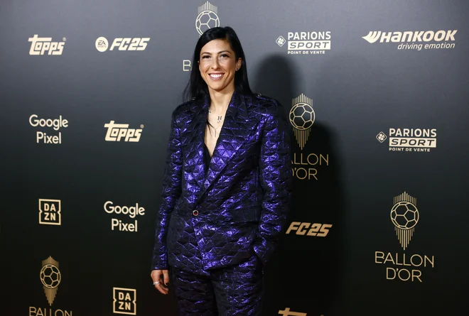 Nogometni funkcionarji so hoteli, da Jennifer Hermoso potrdi, da je bil sporni poljub vzajemen. FOTO: Sarah Meyssonnier/Reuters