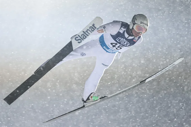 Anže Lanišek je bil znova najboljši Slovenec. FOTO: Geir Olsen/AFP
