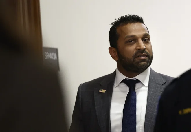 Demokrati se bojijo, da bo prihodnji direktor Kash Patel odprl številne dosjeje.  FOTO: Kevin Dietsch/AFP