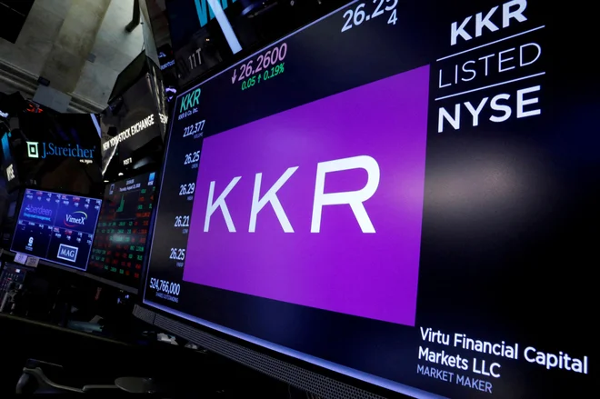 KKR je konec tretjega četrtletja 2024 imel v upravljanju 624,4 milijarde dolarjev sredstev.
FOTO: Brendan Mcdermid/Reuters
