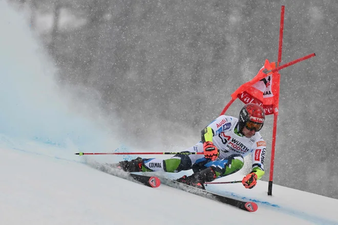 Žan Kranjec. FOTO: Jeff Pachoud/AFP