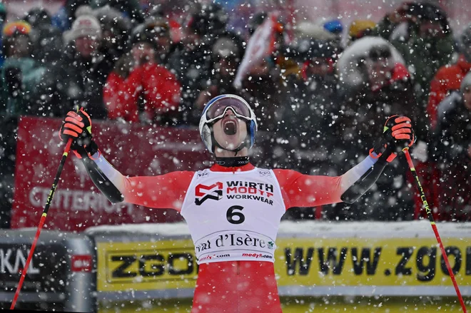 Prestol Val d'Isera je zasedel Marc Odermatt. FOTO: Jeff Pachoud/AFP