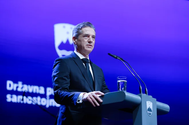 Državna proslava ob dnevu samostojnosti in enotnosti. FOTO: Leon Vidic/Delo