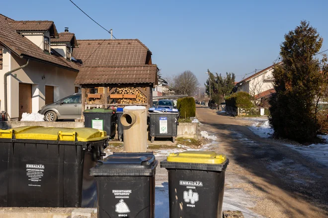 »Še vedno rešujemo težave zaradi odvoza smeti in se vozimo po neporavnanem makadamskem kolovozu,« pravi Klemen Košir, predstavnik stanovalcev Ceste v Zeleni Log. FOTO: Črt Piksi/Delo