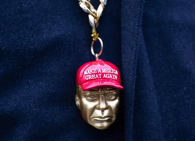 Ne konec zgodovine, temveč »konec napredka« pomeni vrnitev Donalda Trumpa in njegovega gibanja Maga – Make America Great Again. FOTO: Andrew Caballero-Reynolds/AFP